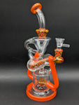 12" Triple Layer Wig Wag Recycler bong