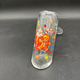 5.75" Pulsar Christmas Themed Glass Bubbler