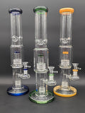 13.5" Dual Matrix Straight Tube Bong-Avernic Smoke Shop