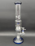 13.5" Dual Matrix Straight Tube Bong-Avernic Smoke Shop