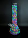 14" 3D Glow in the Dark 420 Bong-Avernic Smoke Shop