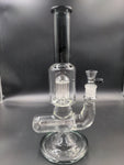 14" 8 Arm Tree Perc and Inline Diffused Water Pipe - Avernic Smoke Shop