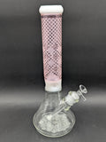 14" Checkered Mandala Beaker Bong
