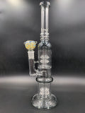 14" Double Ring Shower Water Pipe 18mm - Avernic Smoke Shop