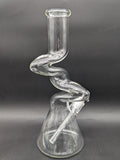 14.5" 5mm Thick Clear Zong Beaker Bong-Avernic Smoke Shop