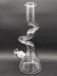 14.5" 5mm Thick Clear Zong Beaker Bong-Avernic Smoke Shop