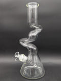 14.5" 5mm Thick Clear Zong Beaker Bong-Avernic Smoke Shop