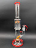 14.5" Color Wig Wag Tree Perc Water Pipe