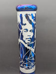 14.5" Sandblasted Holofoil Straight Tube-Avernic Smoke Shop