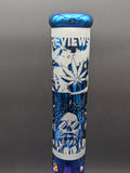14.5" Sandblasted Holofoil Straight Tube-Avernic Smoke Shop