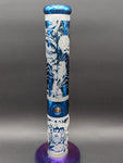 14.5" Sandblasted Holofoil Straight Tube-Avernic Smoke Shop