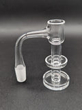 14mm 90° Full Weld Double Dish Quartz Banger