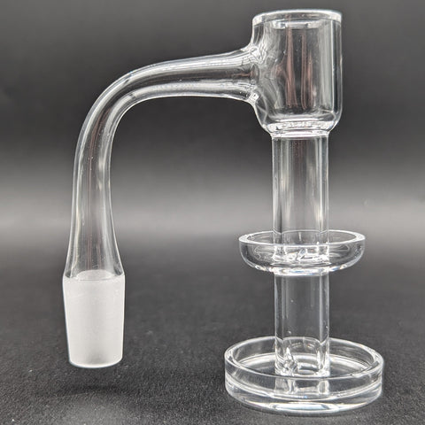 14mm 90° Full Weld Double Dish Quartz Banger