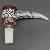 14mm Hittn Glass XL Handle Screened Bowl-Avernic Smoke Shop