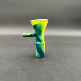 14mm Marbled Design w/ Handle Herb Slide