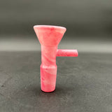 14mm Marbled Design w/ Handle Herb Slide
