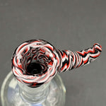 14mm Tri-Color Swirl Black Jointed Slide - LLG