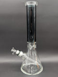 15" Colored Neck Beaker Bong 7mm Thick