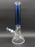 15" Colored Neck Beaker Bong 7mm Thick