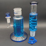 15" Phoenix Dual Glycerin Bong w/ Tree Perc-Avernic Smoke Shop