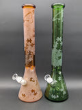 16" Sandblasted Space Puzzle Beaker bong