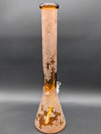 16" Sandblasted Space Puzzle Beaker bong
