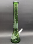 16" Sandblasted Space Puzzle Beaker bong