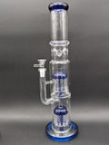 16" Straight Tube w/ Dual 11 Arm Percs