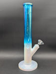 16" Two Tone Holographic Straight Bong 9mm