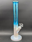 16" Two Tone Holographic Straight Bong 9mm