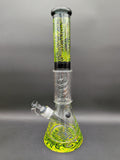 16" Wig Wag Coil Perc Beaker Bong