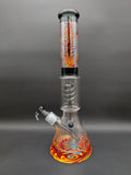 16" Wig Wag Coil Perc Beaker Bong