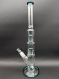 17" Thin Neck Double Tree Tube Bong