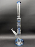 17" Thin Neck Double Tree Tube Bong