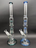 17" Thin Neck Double Tree Tube Bong