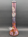 17.5" Gold Marilyn Monroe Beaker Bong