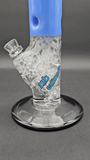 14" Zob Glass Straight Tube w/ Color-Avernic Smoke Shop