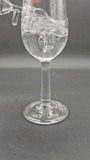 Greek Glass Wine Glass Bubbler-Avernic Smoke Shop