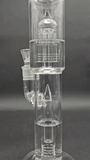 Greek Glass 360 Grid to 8 Arm Tube-Avernic Smoke Shop