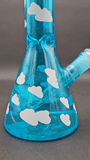 Cloudy Skies Beaker Bong 10"-Avernic Smoke Shop