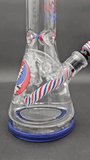 Grateful Dead x Pulsar Liberty Beaker Water Pipe | 15" | 14mm F