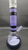 2K Glass 19" Dual Accent Beaker Bong-Avernic Smoke Shop