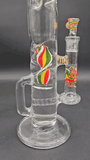 17" 360 Inline Helix Recycler Straight Tube - by THG-Avernic Smoke Shop