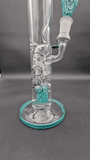 Envy Glass 16" "Pop Rocks" Fixed Downstem Straight Bong-Avernic Smoke Shop