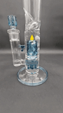 Envy Glass 16" Candle Series Dual Perc Straight Bong-Avernic Smoke Shop