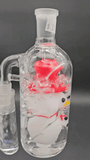 Smiling Snowman Glass Ash Catcher - 14mm 90D-Avernic Smoke Shop