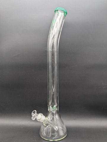 24" Bent Neck 9MM Beaker Bong by The Kind Glass-Avernic Smoke Shop