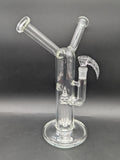 2K Glass 11" Double Mouth Tree Bong-Avernic Smoke Shop