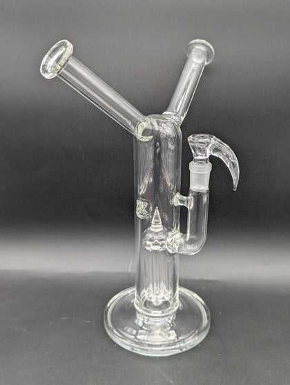 2K Glass 11" Double Mouth Tree Bong-Avernic Smoke Shop