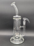 2K Glass 11" Sprinkler Recycler Bong-Avernic Smoke Shop
